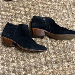 Black booties by Sam Edelman